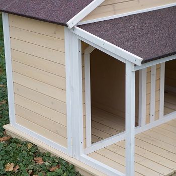 Antique Large Dog House With Porch review